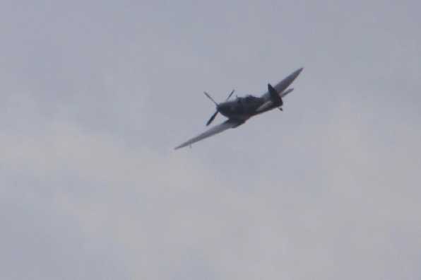 4 September 2020 - 09-21-33
Every year the two seater Spitfire spends nearly two weeks based at Exeter offering rides for paying passengers. And frequently Dartmouth gets a flyby.
------------------------------
Boultbee Flight Academy two seater Spitfire  SM520